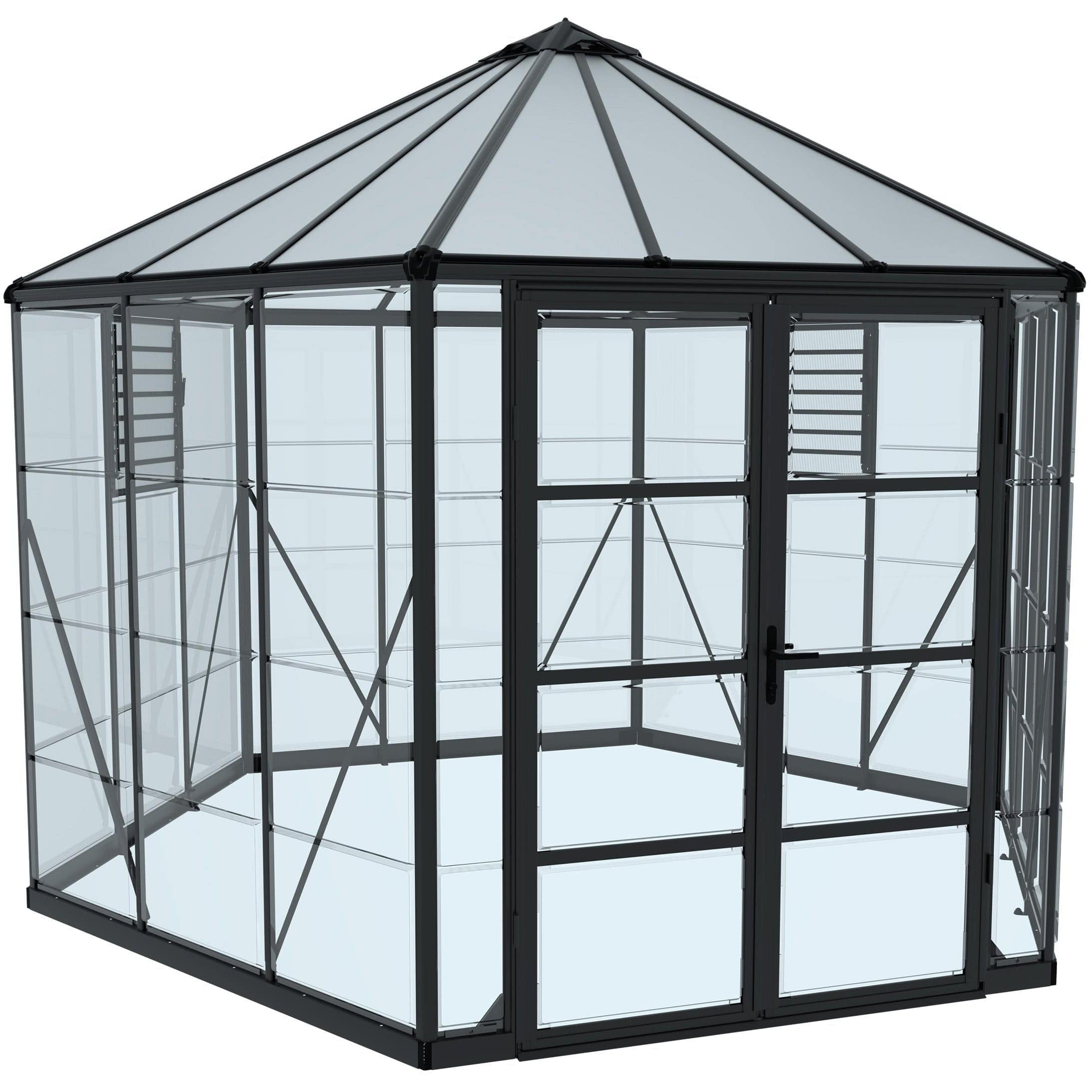 Palram - Canopia, Palram Oasis Hexagonal Greenhouse 12'