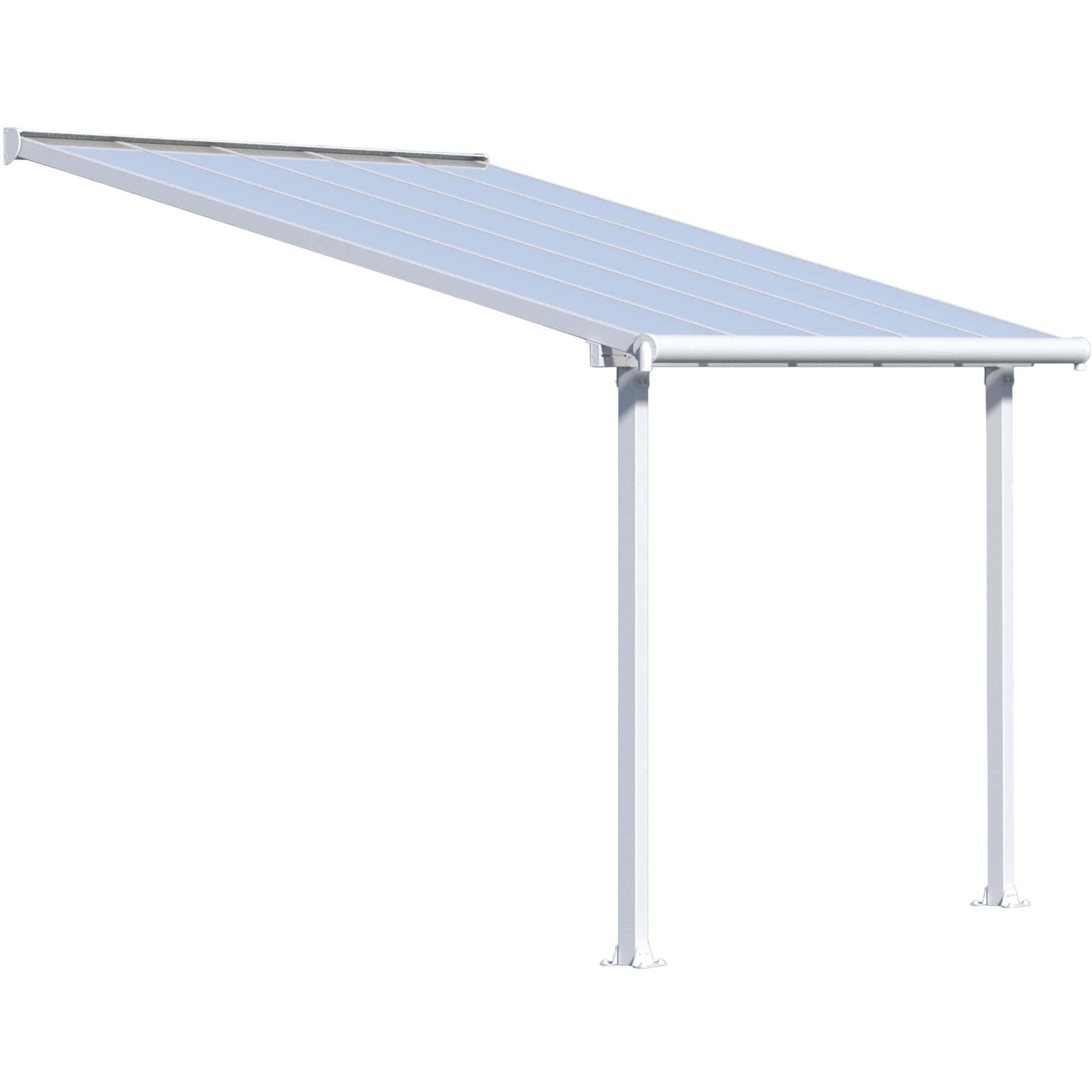 Palram - Canopia, Palram Olympia 10' x 10' Patio Cover - White/White