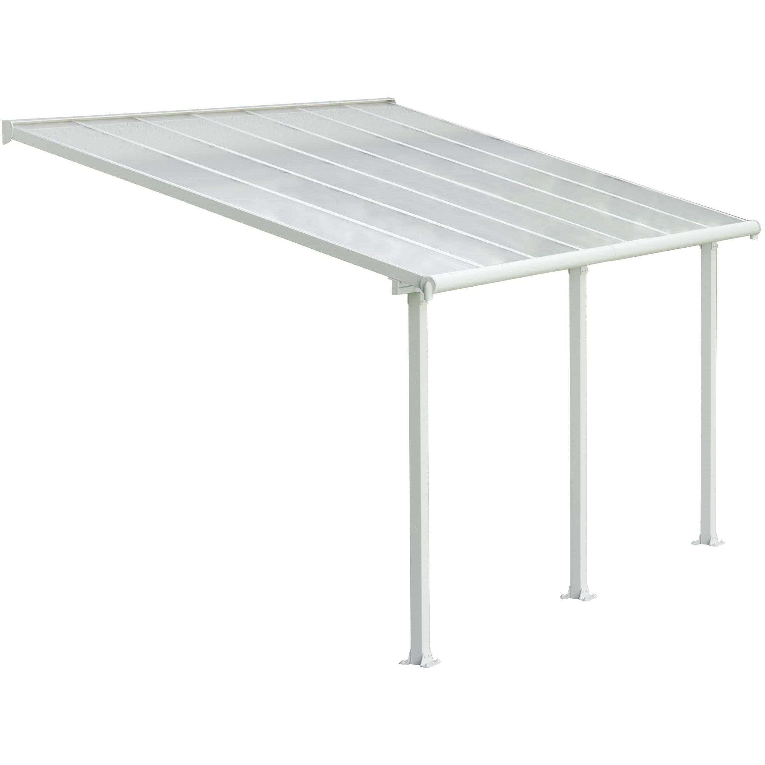 Palram - Canopia, Palram Olympia 10' x 14' Patio Cover - White/White