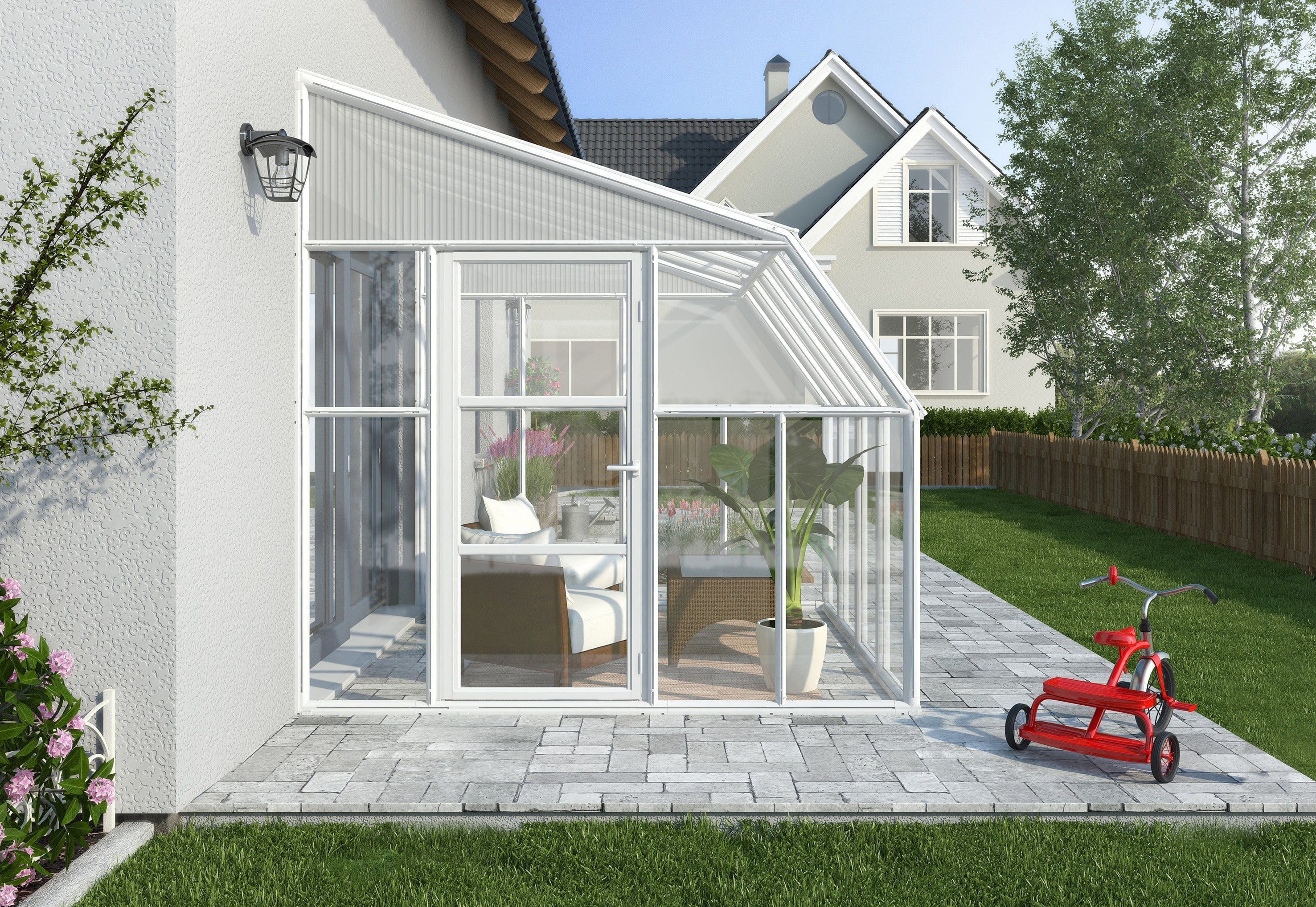 Rion, Sun Room 2™ 8x8x12.ft Lean-to Solarium Kit