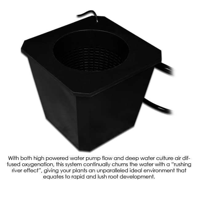 SuperCloset, SuperCloset 24 Site Bubble Flow Buckets Hydroponic Grow System