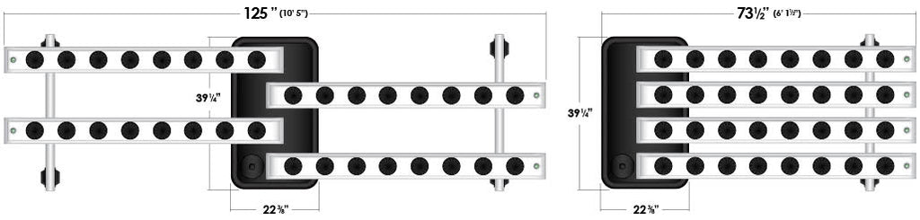 SuperCloset 32-Site Super Flow Dimensions